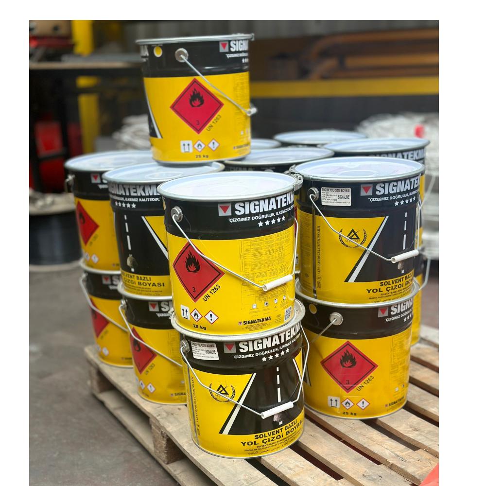 Beyaz Souk Yol izgi Boyas 