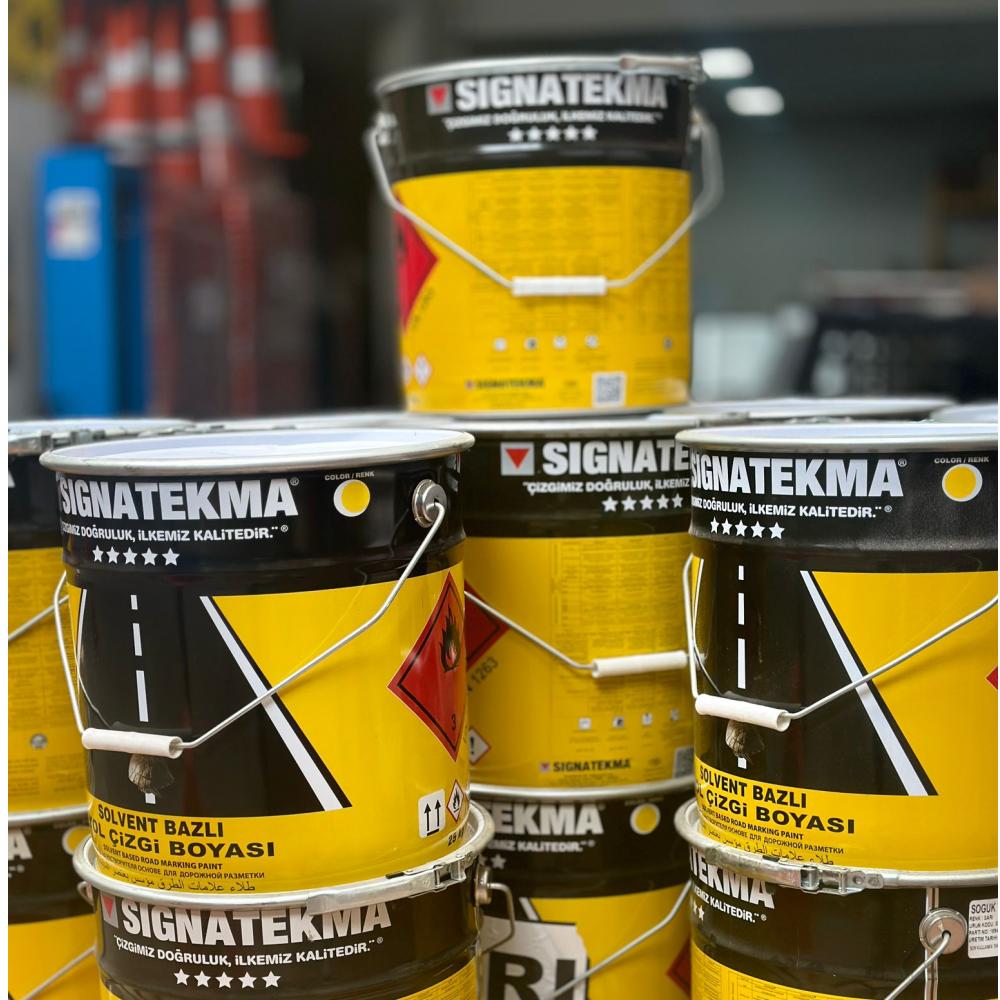 Beyaz Souk Yol izgi Boyas 